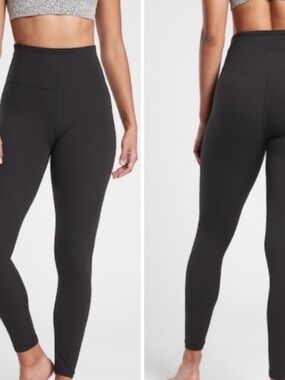 Athleta Black High-Waist Workout Leggings